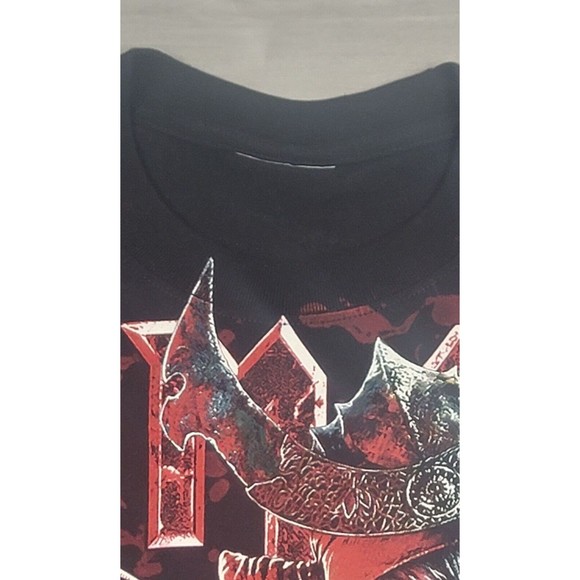 Iron Maiden tshirt All Over Print Eddie the Head Samurai Japanese Reboot Cut Tag - Picture 5 of 10